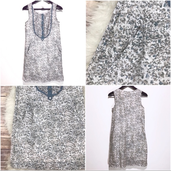 J. Crew Delphinium floral silk button-down dress 0 - Picture 5 of 8